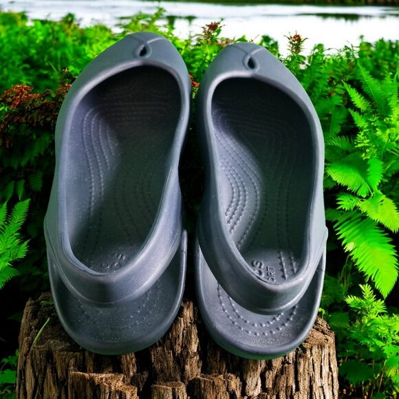 Crocs Balllet Flats Women's Size 9 Blue Slip On Comfort Shoes 11705 - Picture 5 of 8